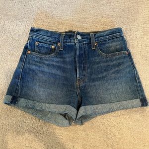 Levi’s Cuffed Denim Shorts